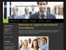 Tablet Screenshot of jaguarintlconsultancy.com